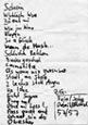 Setliste Bockfließ 23. 8. 2003