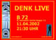 DENK - Konzert Flyer B72