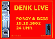 DENK - Konzert Flyer Porgy & Bess