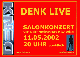 DENK - Konzert Flyer B72